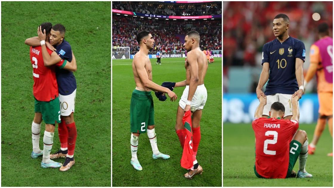 Mbappe sends message to Hakimi after Morocco's World Cup exit