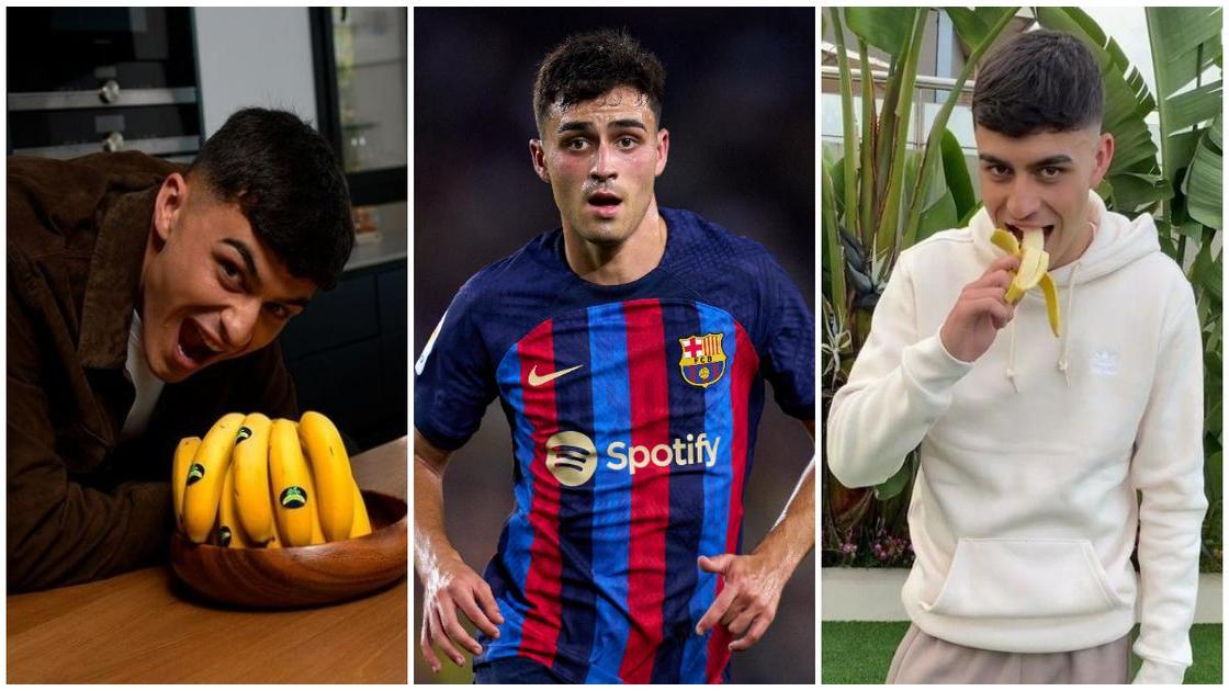 This is why Barcelona's Pedri is nicknamed 'Mr Banana'