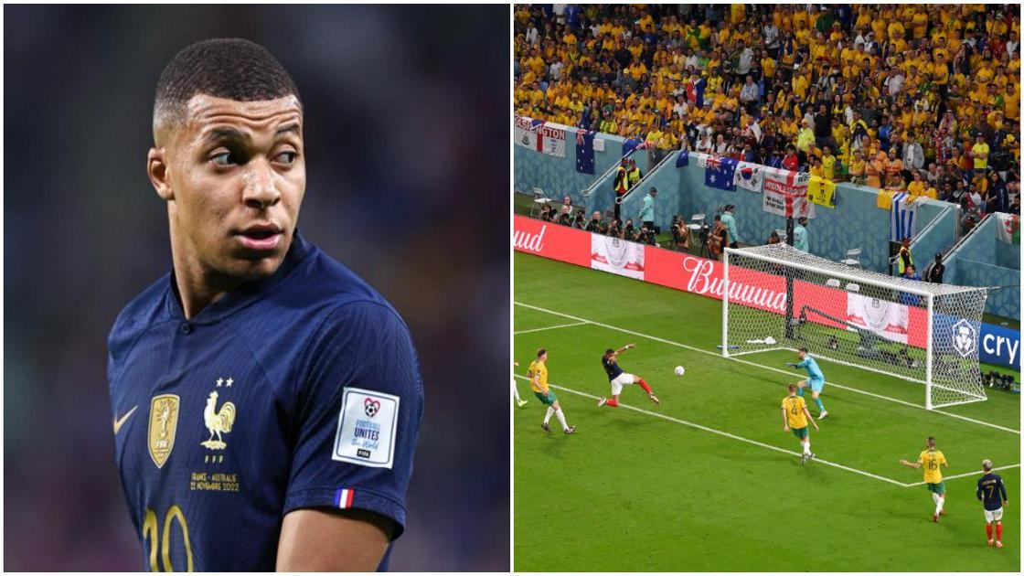 Kylian Mbappe produces miss of the World Cup from four yards out and in front of an open goal