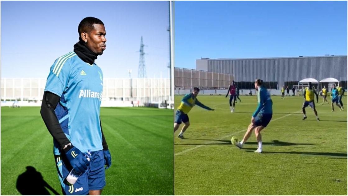 Juventus stars including Paul Pogba back in training in major boost for Serie A giants