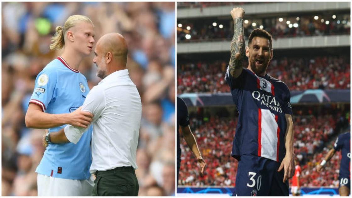 Pep Guardiola downplays Haaland and Messi comparisons, reveals anyone compared to the PSG forward fails