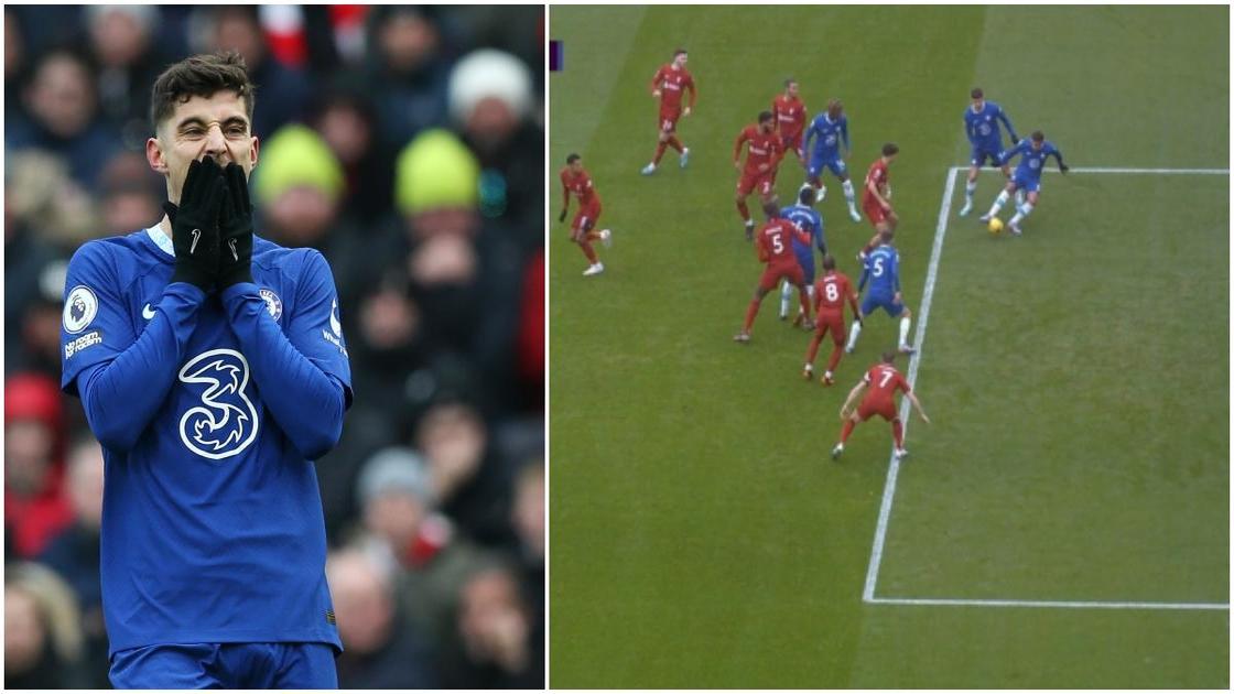 Chelsea have early goal ruled out vs Liverpool thanks to unusual VAR offside decision