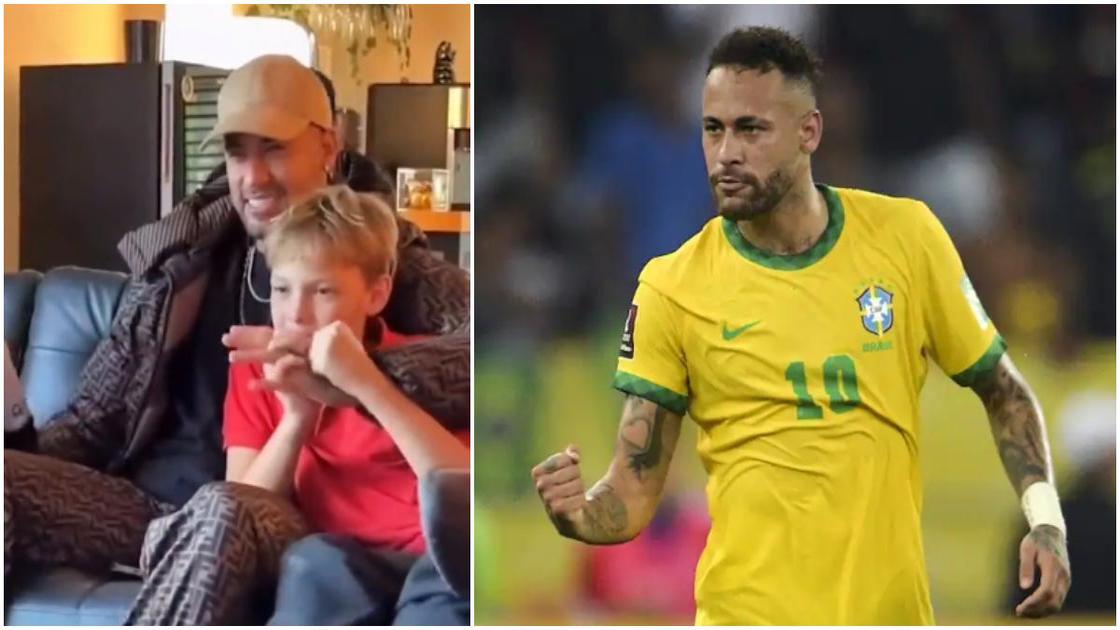 Heartwarming footage of Neymar's son's reaction after father's World Cup selection emerges
