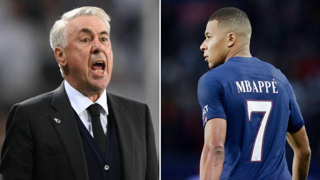 Carlo Ancelotti responds to rumours linking Kylian Mbappe to Real Madrid as Frenchman wants to quit PSG