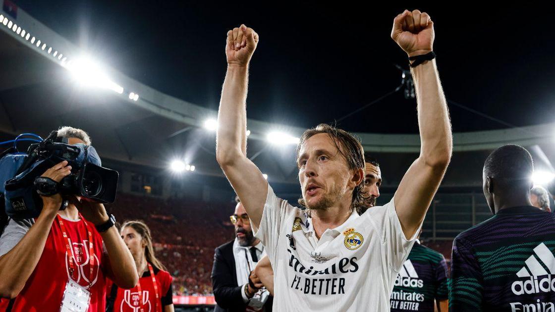 Five-time Champions League winner Luka Modric hints at who he could play for next season