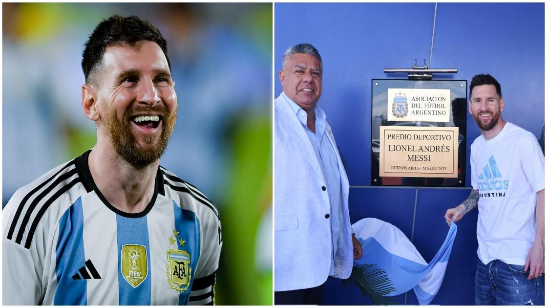 Messi immortalised as Argentine FA name training complex after PSG star