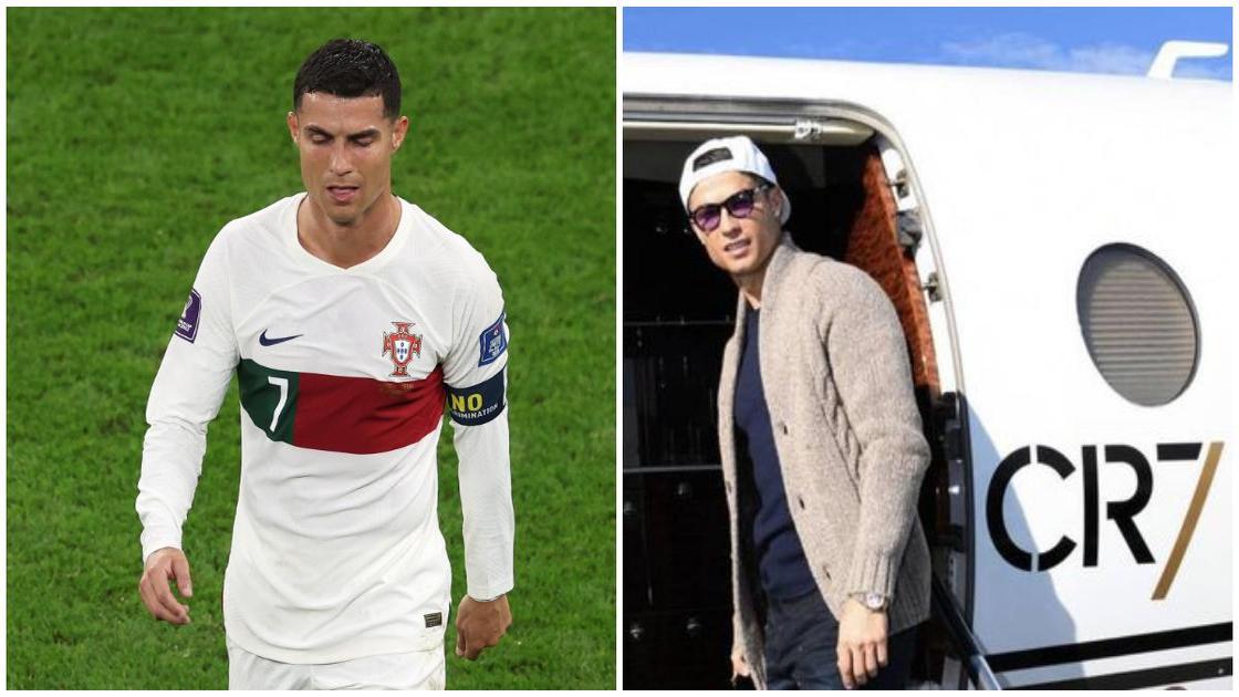 Watch emotional video of Ronaldo and family leaving Qatar after loss to Morocco