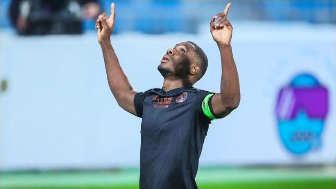 After missing ongoing AFCON tournament, Nigerian striker scores stunning goal for club