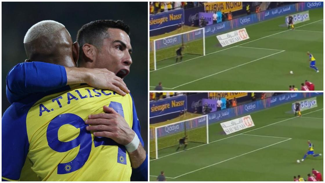 Watch: Instead of scoring a brace Ronaldo selflessly gifts a penalty to teammate Talisca to net the match-winning goal