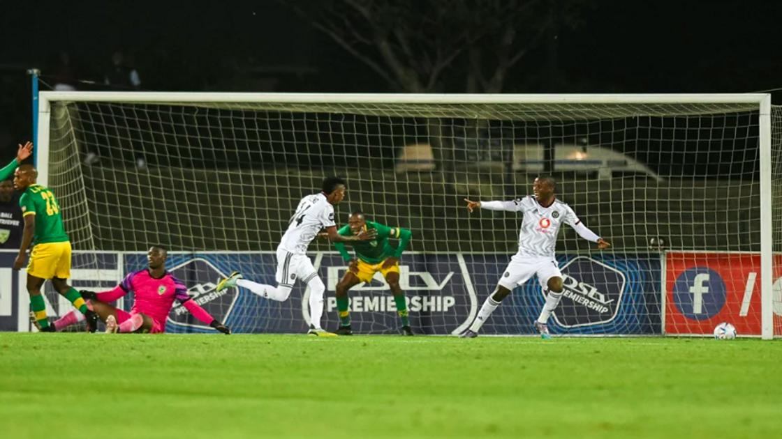 DStv Premiership match report: Monnapule Saleng brace pushes Orlando Pirates past Golden Arrows