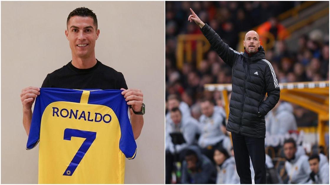 Erik ten Hag reacts to Cristiano Ronaldo's move to Al Nassr