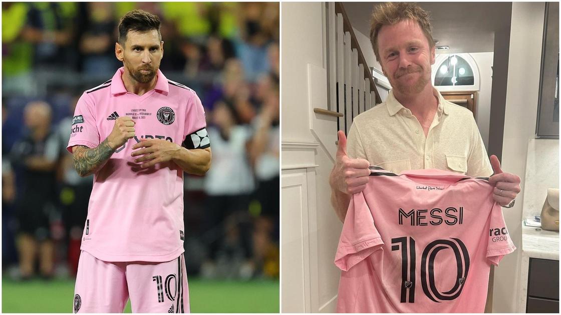 MLS star's wife rejects public request to hang framed Messi jersey in his bedroom