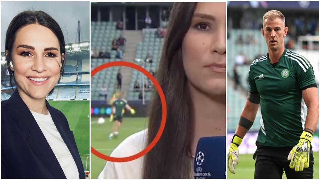 Joe Hart: Ex Man City goalkeeper filmed hitting female reporter with a ball, apologises with hilarious remark