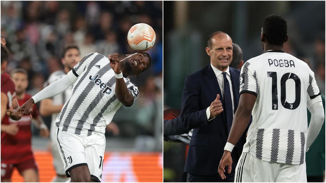 UEL: Pogba goes viral for outrageous skill using his head during Sevila clash