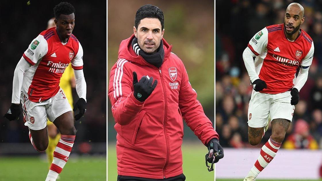 Contracts of 2 Mikel Arteta's remaining forwards at Arsenal run out in summer after Aubameyang's exit