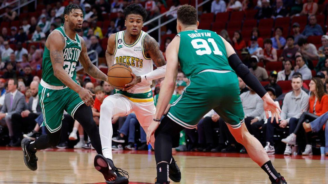 Houston Rockets survive Boston’s late rally to record shock win over Celtics