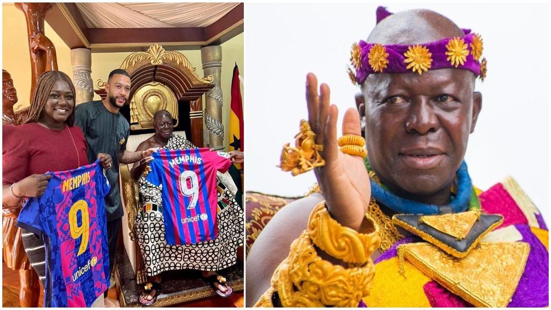 Memphis Depay pleased to discover grandfather's ties to Asantehene