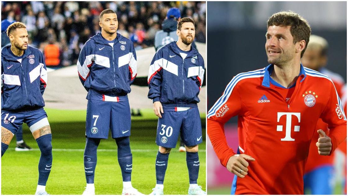 Thomas Muller ignores Messi, Neymar to confess his 'love' for another PSG player