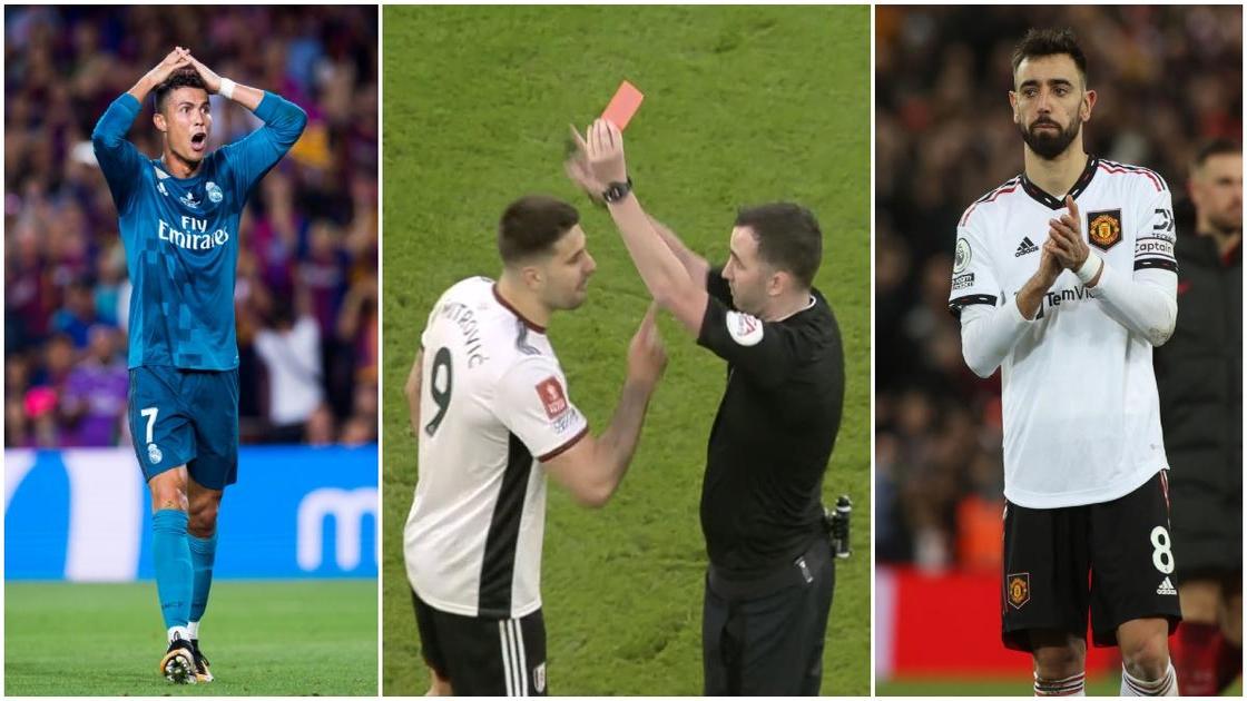 4 players who pushed referees after Mitrovic's incident vs Man United