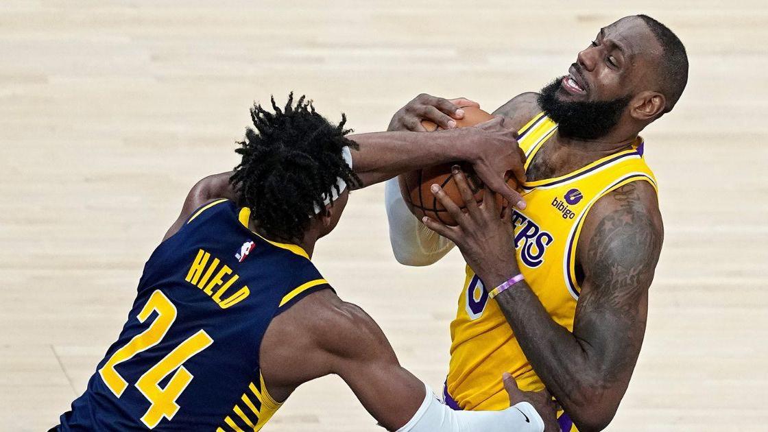 LeBron James nears NBA scoring record as Lakers edge past Pacers
