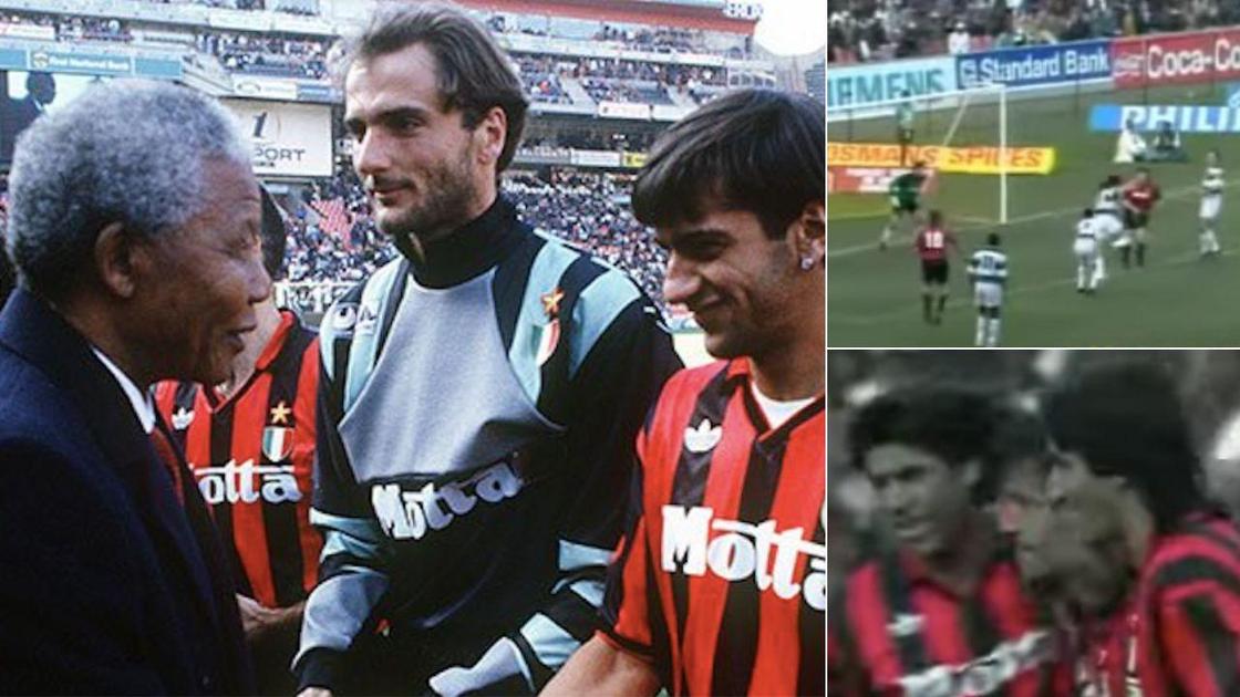 Video: When AC Milan took on Orlando Pirates and Nelson Mandela was guest of honour