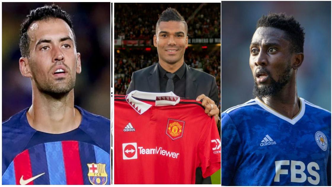 Top 5 players with most tackles including Busquets, Ndidi