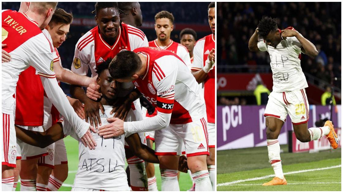 Video: Kudus scores stunning freekick for Ajax, dedicates goal to Christian Atsu