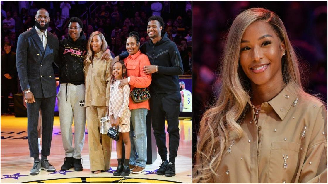 Watch LeBron James' beautiful tribute to his wife Savannah inside Lakers arena