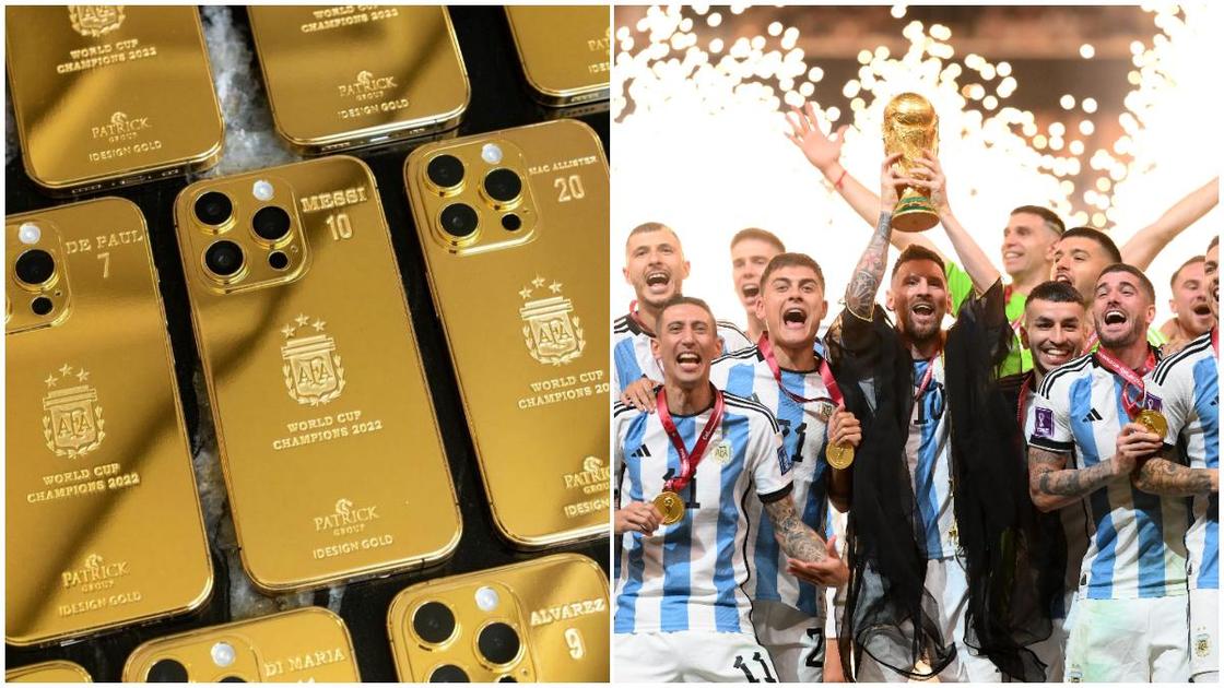 Messi gifts gold iPhones to all of Argentina's World Cup-winning team and staff