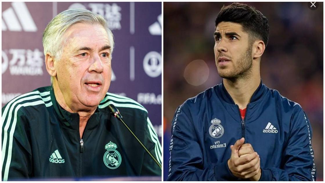 Carlo Ancelotti issues cold response on Marco Asensio's future at Real Madrid