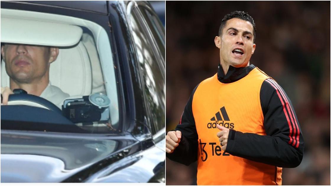 Cristiano Ronaldo arrives quietly for training as Manchester United punishment commences