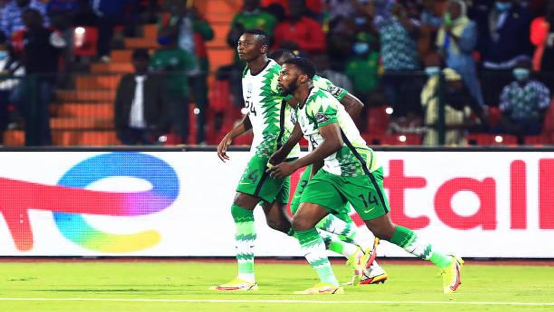 AFCON 2021: Nigerian striker begs fans for support, not backlash after scoring 1st Super Eagles goal