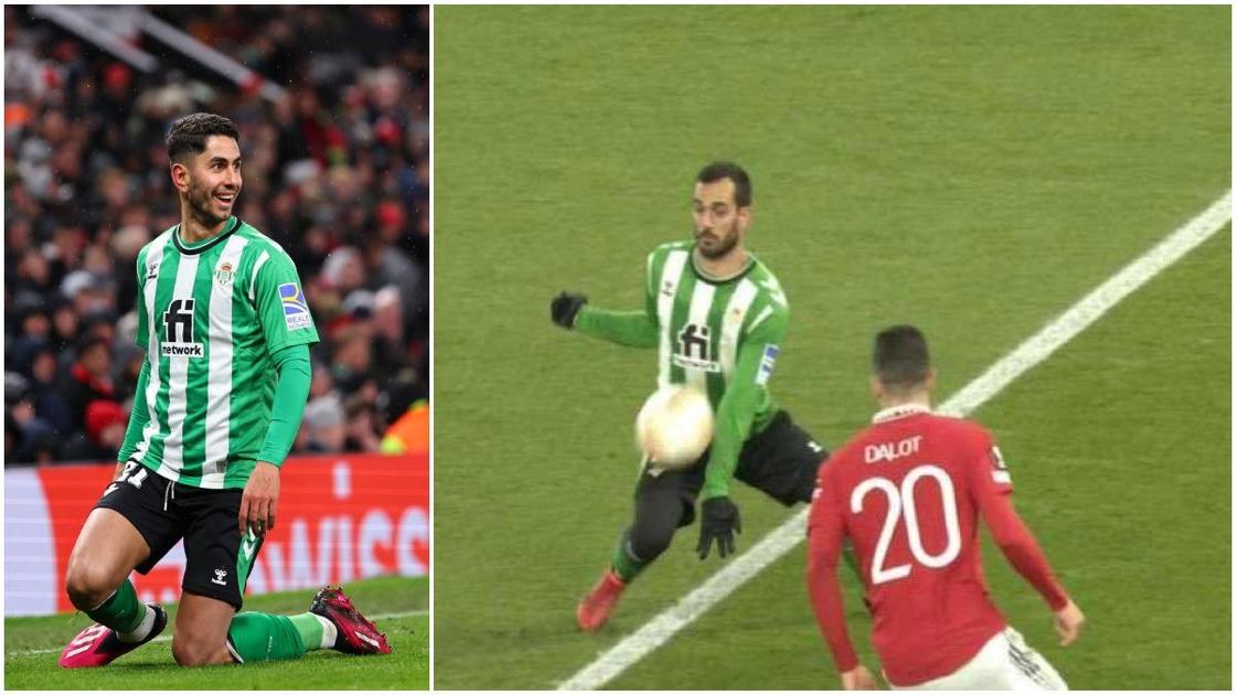 Why Real Betis' goal v Man Utd was allowed to stand despite handball in build-up