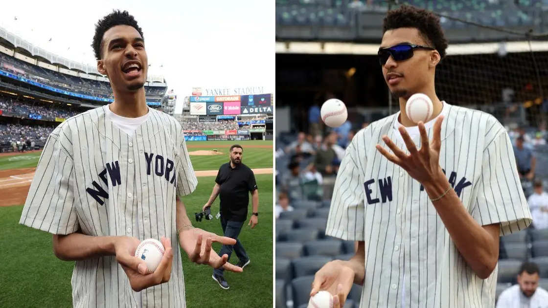 Victor Wembanyama Takes the Subway to Yankee Stadium to Throw First Pitch -  The New York Times