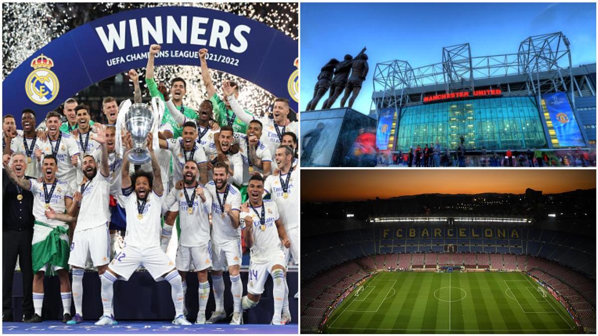 Real Madrid, Barcelona And Man United Top List Of Most Valuable Clubs ...