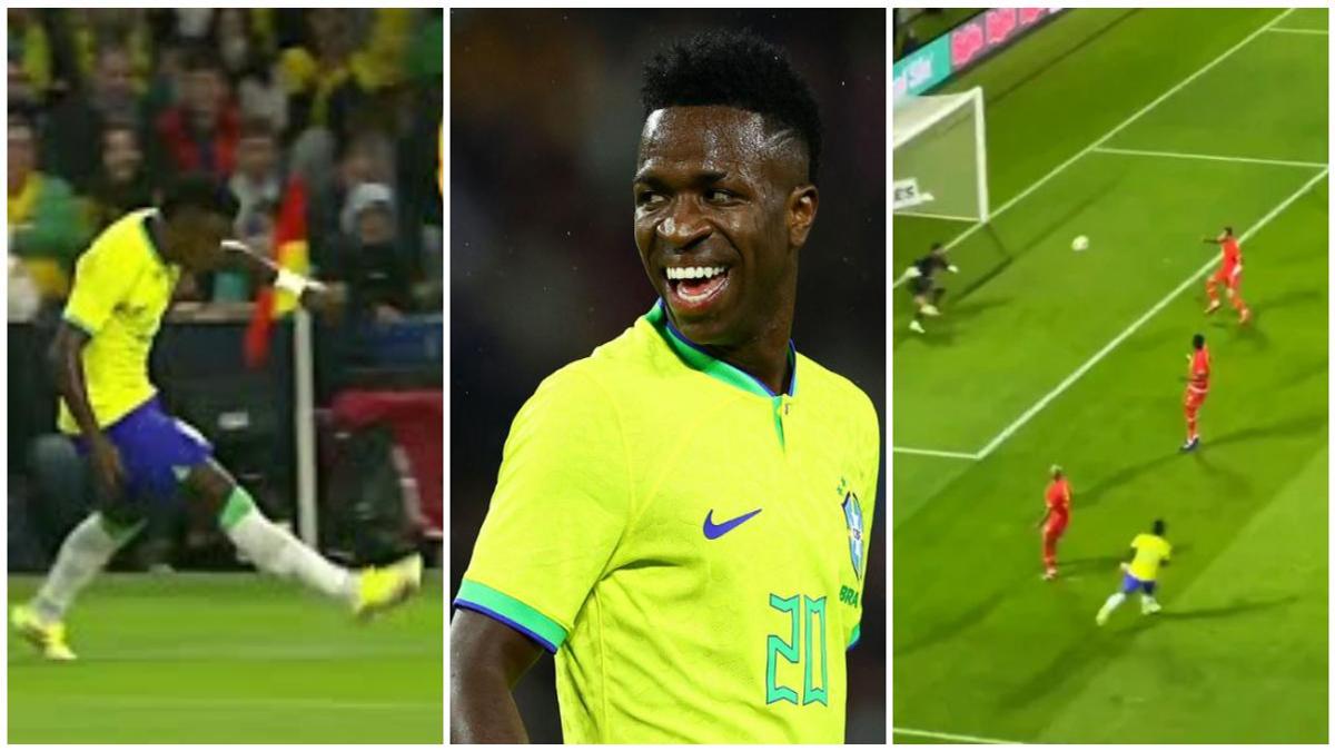 Vinicius Junior Channels Inner Luka Modric With Trivela Pass for Brazil ...