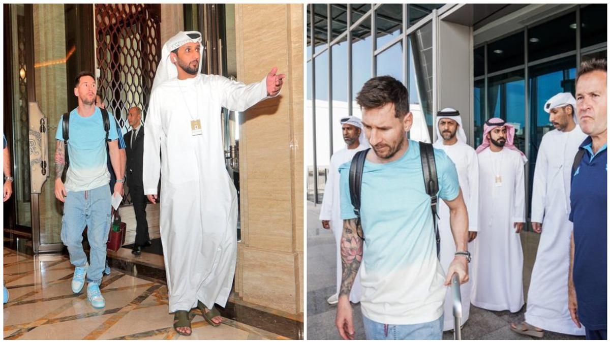 Lionel Messi Arrives At Argentina Camp In Abu Dhabi To Prepare For The 2022 World Cup 1590