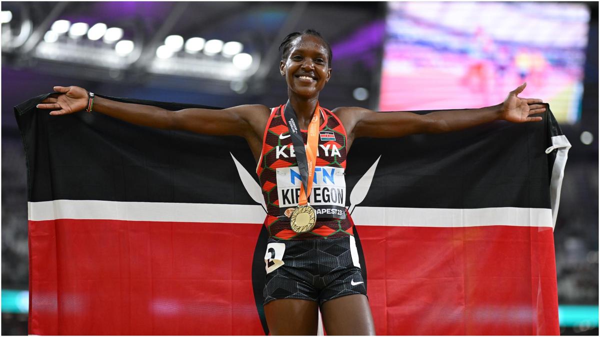 Faith Kipyegon Wins Third 1500m World Title, Lands Kenya’s First Gold ...