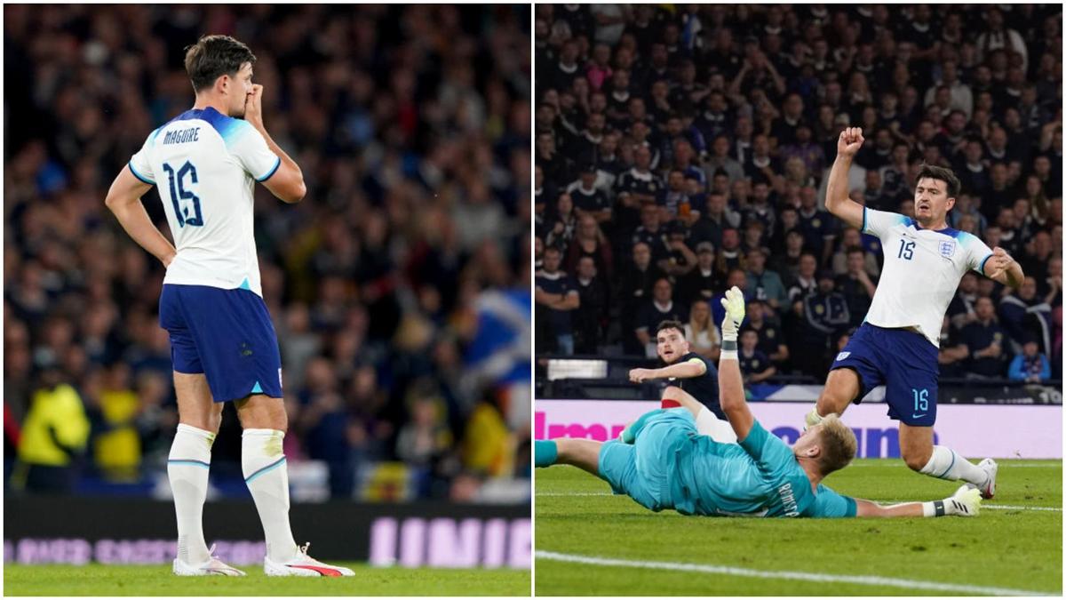 Fans In Stitches As Maguire Scores Comical Own Goal During Scotland Vs ...