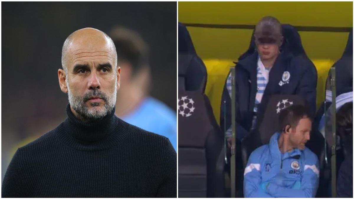 Pep Guardiola Gives Worrying Injury Update On Haaland After Subbing ...