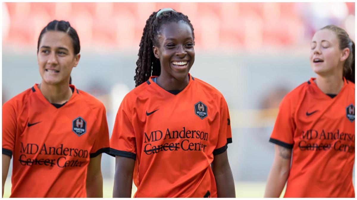 Michelle Alozie: Super Falcons Star Scores Wonder Goal As Houston Dash ...