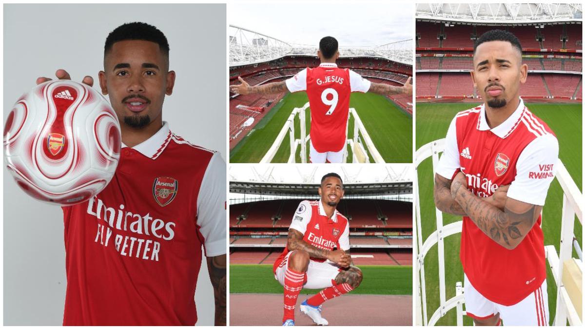 Nine Stunning Photos of Arsenal’s New No.9 Gabriel Jesus Emerges