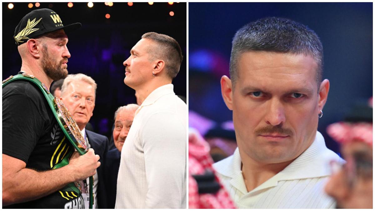 Oleksandr Usyk Confronts Tyson Fury Shortly After Controversial Win ...