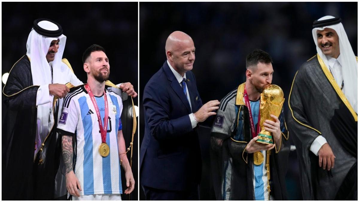 Arabian Cloak Worn by Messi During Trophy Presentation Explained