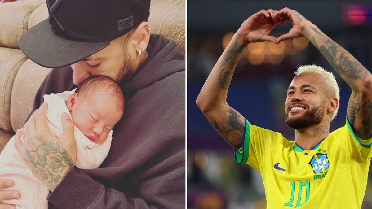 Neymar Jr Loving Fatherhood, Shares Adorable Photos of Daughter Mavie ...