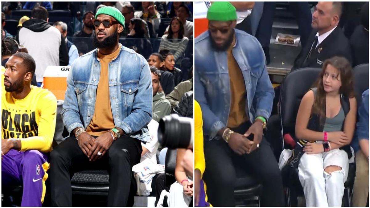 Watch Priceless Reaction of Young Warriors Fan As LeBron James Sits ...