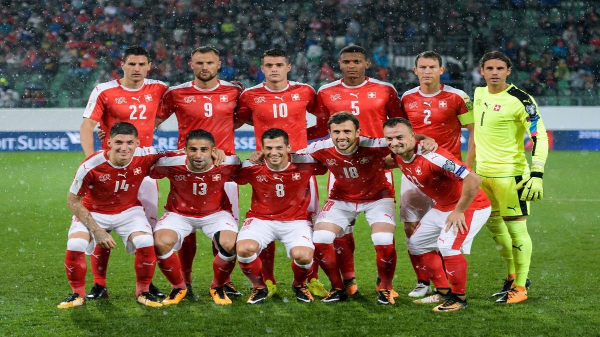 Switzerland's national football team's players, coach, FIFA world ...