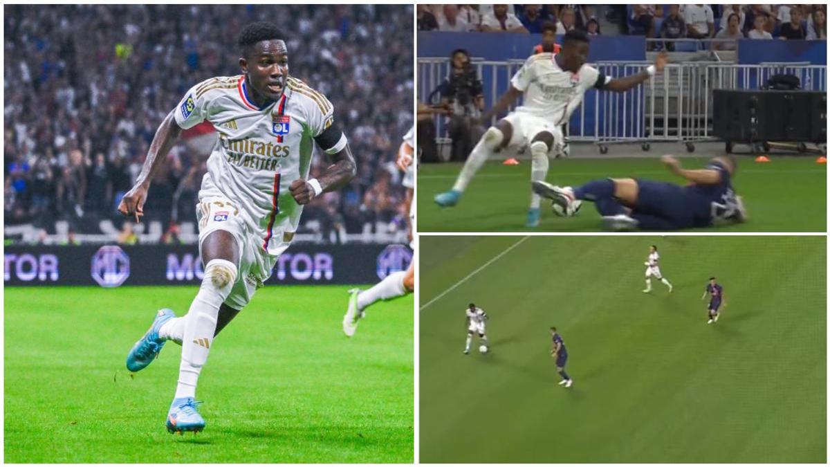 Video: Ernest Nuamah 'Destroys' PSG Defender With Cheeky Skills On ...