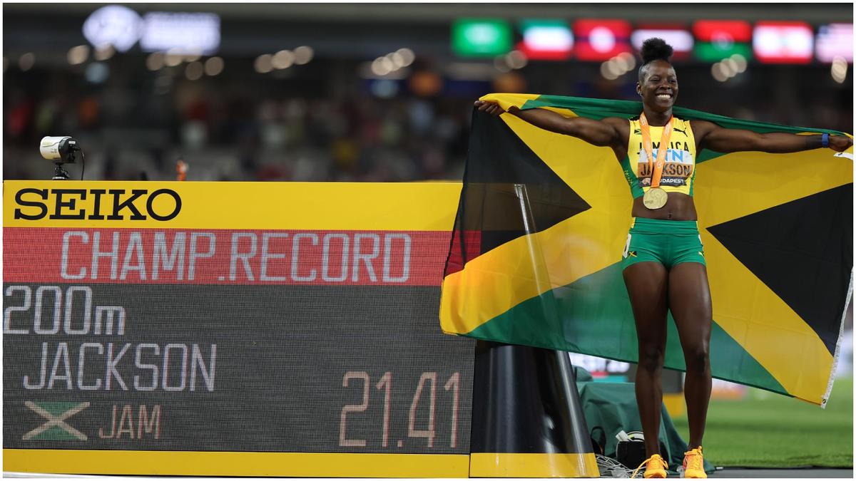 Jamaica’s Shericka Jackson Wins Women’s 200m Gold in Budapest