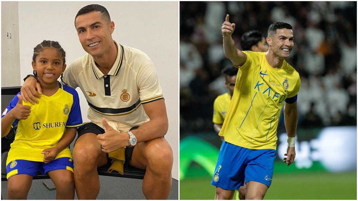 Cristiano Ronaldo: Kanye West’s Son Performs 'Siuuu' Wearing Al Nassr ...